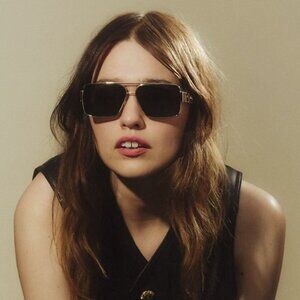 NEW VERSACE SUNGLASSES, VE2290 1001/80 SILVER UNISEX EYEWEAR VE2290 100180